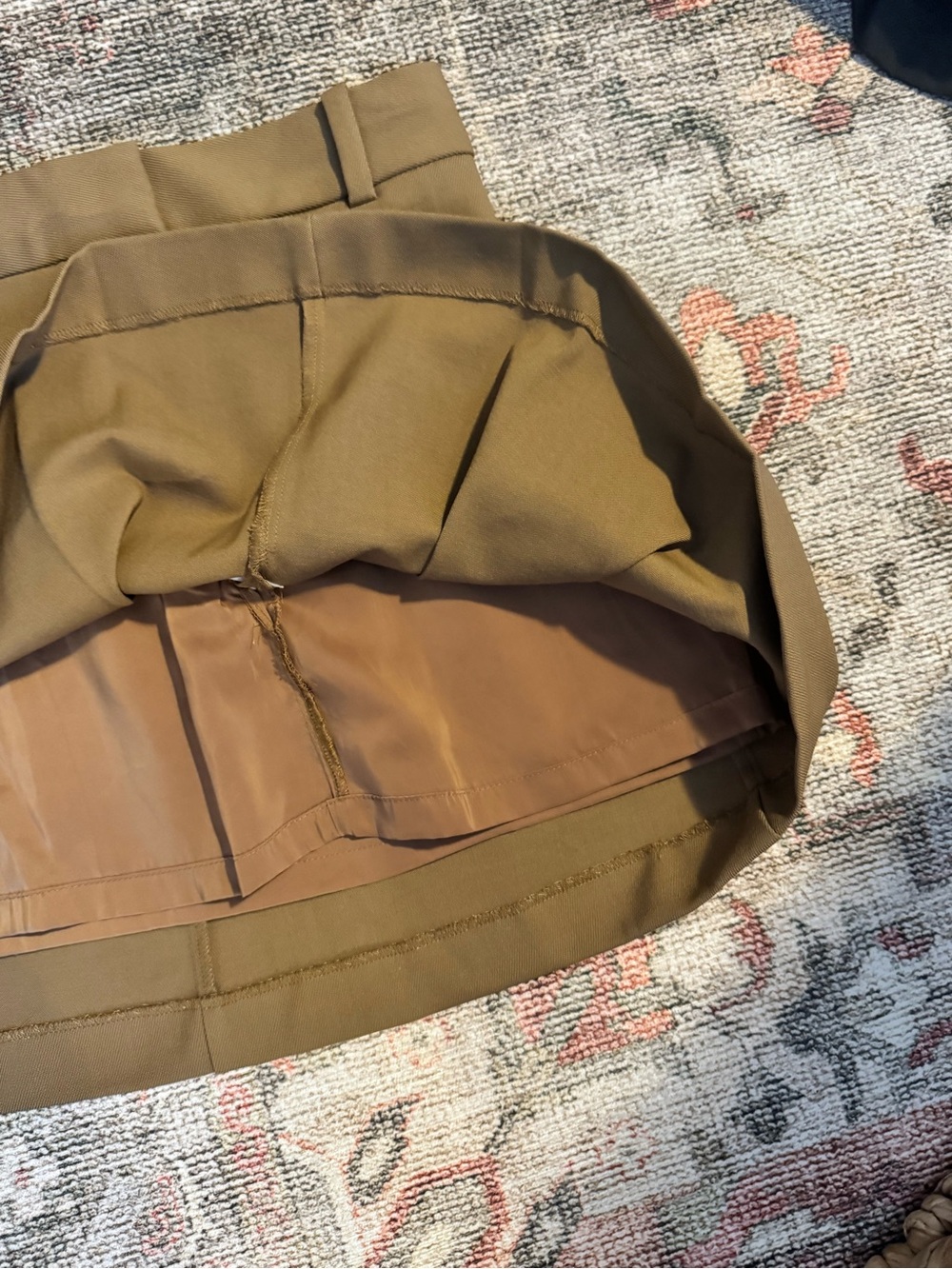 Aritzia Babaton Wool Twill Cotton Mini Skirt NWOT - Picture 11 of 12